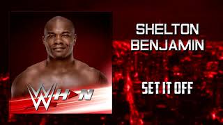 WWE Shelton Benjamin  Set It Off Entrance Theme  AE Arena Effects [upl. by Nwahsauq]