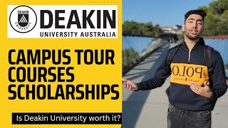 Deakin University Vlog  Deakin University Campus Tour  Deakin Scholarships  University in Melb [upl. by Hobbie517]