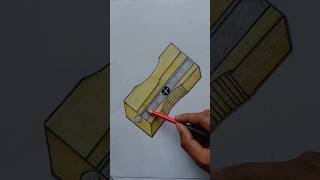 3d sharpener easy drawing [upl. by Leona925]