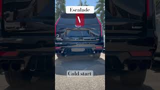 EscaladeV  cold start escalade escaladev blackwing cadillac cadillacescalade supercharged [upl. by Duff]