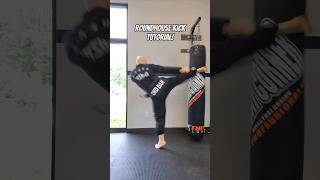 Roundhouse Kick Tutorial shorts muaythai taekwondo martialarts kickboxing mma [upl. by Clementius161]