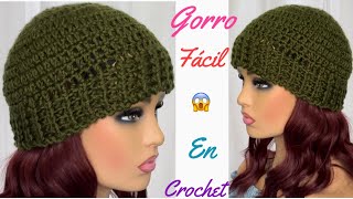 🔴Nuevo Diseño Gorro Tejido a crochet para NIÑOS y ADULTOS‼ [upl. by Ahsikel29]