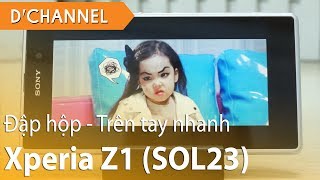 SONY XPERIA Z1 Nhật Bản SOL23  Mở hộp và trên tay nhanh [upl. by Aamsa]