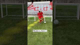 Musiala and Kane take on the Two Goal Challenge 🥅⚽️🥅 [upl. by Barthold925]