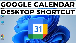 How to Add Google Calendar to Desktop in Windows 11 [upl. by Bethel]