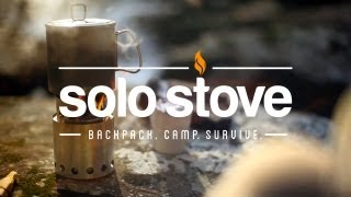 SOLO STOVE  BACKPACK CAMP SURVIVE [upl. by Acila377]