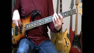 The Pointer Sisters  Slow Hand  Bass Cover [upl. by Grannias]