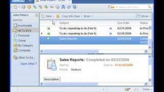 How to work with Personal To Do Items in Lotus Notes 85 [upl. by Mccallum]