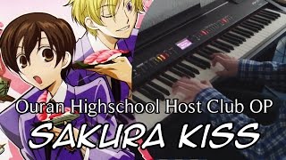 Ouran Highschool Host Club OP  Sakura Kiss piano  sheets [upl. by Wixted]