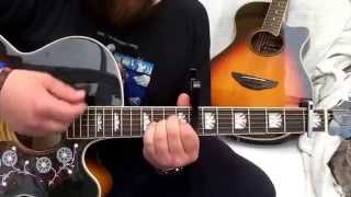 Noel Gallagher HFBRivermanAcoustic guitar lesson [upl. by Ahern]