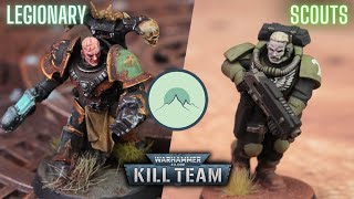 SCOUT SQUAD vs LEGIONARY Kill Team Battle Report [upl. by Redle]