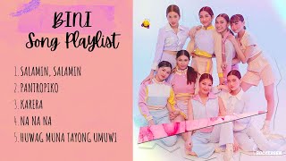 BINI Song Playlist [upl. by Ynnaf856]