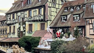 France Colmar on the day of Christmas 25122023 Christmas markets decorations [upl. by Baptlsta]