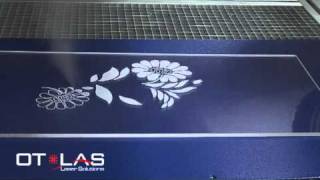 Laser engraving plexiglass [upl. by Hasen]