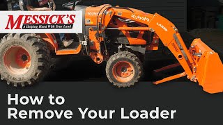 How to Remove Your Tractors Loader [upl. by Siusan740]