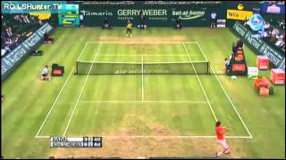 Rafael Nadal vs Kohlschreiber QF Halle 2012 2 set [upl. by Khai]