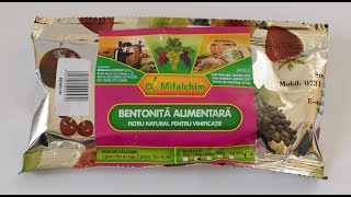 Limpezirea vinului in mod natural cu BENTONITA ALIMENTARA [upl. by Lleynod]