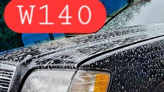 Unsatisfying ASMR Mercedes Benz S320 W140 fyp pov diy [upl. by Akiraa]