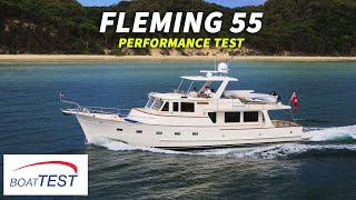 Fleming Yachts 55 2018 Test Video  By BoatTESTcom [upl. by Stevana817]