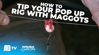 How To Tip Your Pop Up Rig With Maggots  Carp Fishing Quickbite [upl. by Okihcas425]