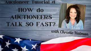 HOW DO AUCTIONEERS TALK SO FAST Tips for the FASTEST Chant SESSION 1 [upl. by Geithner106]