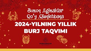 2024Yilning Yillik Burj Taqvimi [upl. by Nomead]