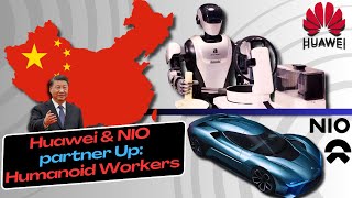 Huaweis Humanoid Robot Testing Begins at Nios EV Factory in China [upl. by Pownall]