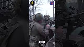 Ukraines International Legion protect Kupiansk from Russian soldiers with riles [upl. by Dirtsa]