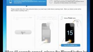 Recover deletedlost sms text message from iPhone 54S4 [upl. by Ttelrats368]