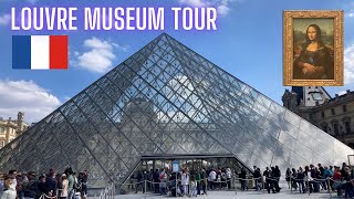 Louvre Museum  Tour inside Louvre Museum Paris 4K [upl. by Rodolphe]