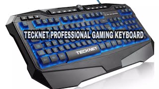 UNBOXING NEW Tecknet X702 Gryphon Gaming Keyboard with 3 Color LED Backlit [upl. by Elylrac195]