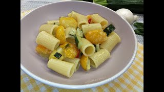 Pasta zucchine e datterini gialli [upl. by Rosner]