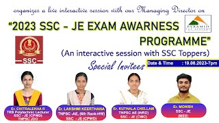 2023 SSC  JE EXAM AWARNESS PROGRAMME   PYRAMID ACADEMY [upl. by Boorer]