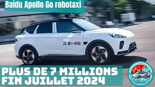 Baidu Apollo Go  le Robotaxi avec 7 Millions de Courses et des Tarifs Choc pour 2024 [upl. by Nileuqaj644]