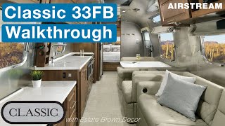 Airstream 2022 Classic 33FB Travel Trailer Walkthrough [upl. by Ttebroc170]