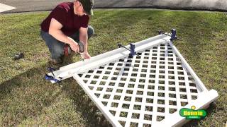 How to Build a Simple Corner Trellis [upl. by Meelas]