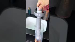 Bathroom wash basin drain that can prevent odor and insects 😱 [upl. by Eelloh]