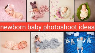 Newborn baby photoshoot ideas at home Newborn baby photography ideas [upl. by Nifares]