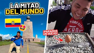 👀VISITAMOS la MITAD DEL MUNDO 🌎 Ecuador 🇪🇨 paramos un huevo🥚 [upl. by Ariew104]