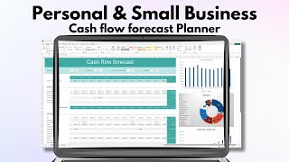 PERSONAL SMALL BUSINESS CASH FLOW FORECAST PLANNER EXCEL TEMPLATE [upl. by Fi]