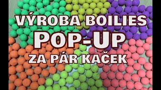 Rybaření 2022 Rychlá domácí výroba PopUp BoiliesHomemade Pop Up Boilies for a few bucks [upl. by Ozkum]