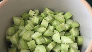 Farmstead Bread amp Butter Pickles using Armenian Cucumbers [upl. by Anilrac]