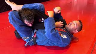 Classic BJJ Arm Lock and locking your guard over your opponent’s shoulder [upl. by Krenek403]