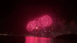 Australia Day Fireworks in Perth 2024 [upl. by Skippie]