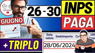 Inps PAGA 26  30 GIUGNO ➜ ANTICIPO DATE PAGAMENTI ASSEGNO DI INCLUSIONE ASSEGNO UNICO BONUS SFL [upl. by Eidassac288]