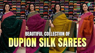 Experience The Luxurious Texture Of Dupion Silk Sarees [upl. by Lunt452]