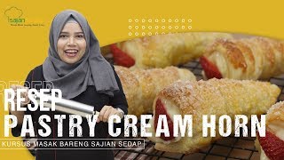 Resep Pastry Cream Horn Masak Bareng Sajian Sedap [upl. by Anum]