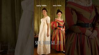 1800s versus 1830s fashionhistory [upl. by Gupta939]