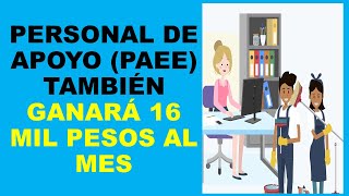 Soy Docente PERSONAL DE APOYO PAEE TAMBIÉN GANARÁ 16 MIL PESOS AL MES [upl. by Divd]