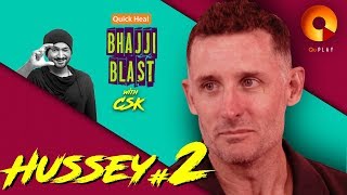 Michael Hussey Part 2  Quick Heal Bhajji Blast With CSK  QuPlayTV [upl. by Airrotal]